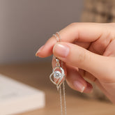 Shining Moissanite Classic 925 Sterling Sliver Necklace