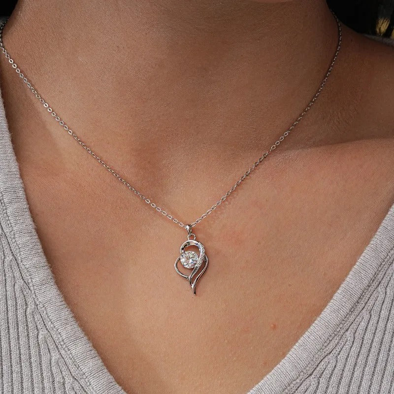 Shining Moissanite Classic 925 Sterling Sliver Necklace